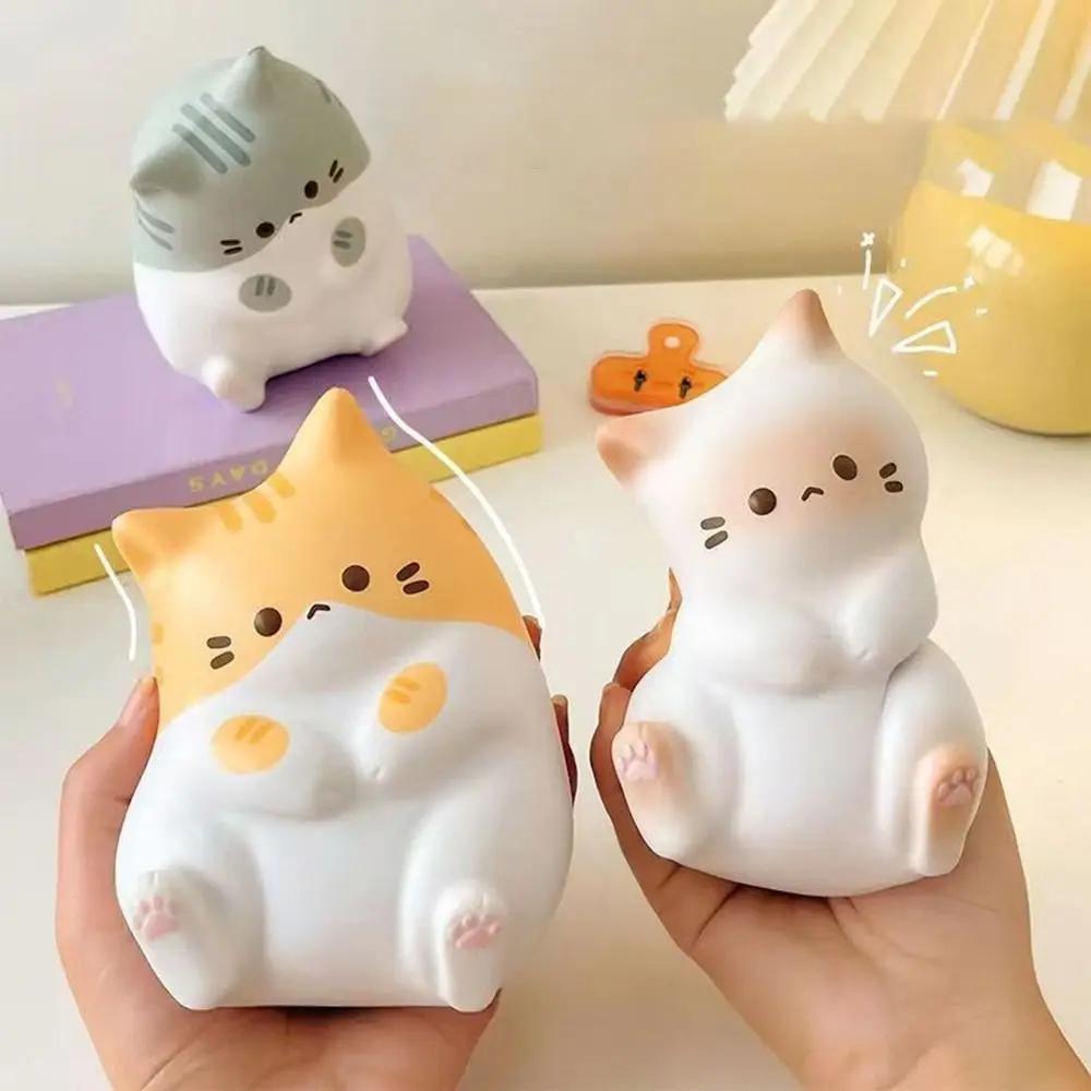 Jouet spongieux en PU à montée lente, boule anti-stress, dessin animé, ornements de table, sous form