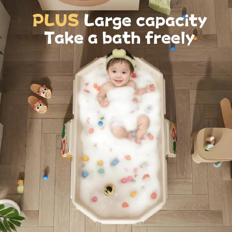 Baignoire pliable pour enfants baignoire Portable grande baignoire pour tout-petits lavabo de douche