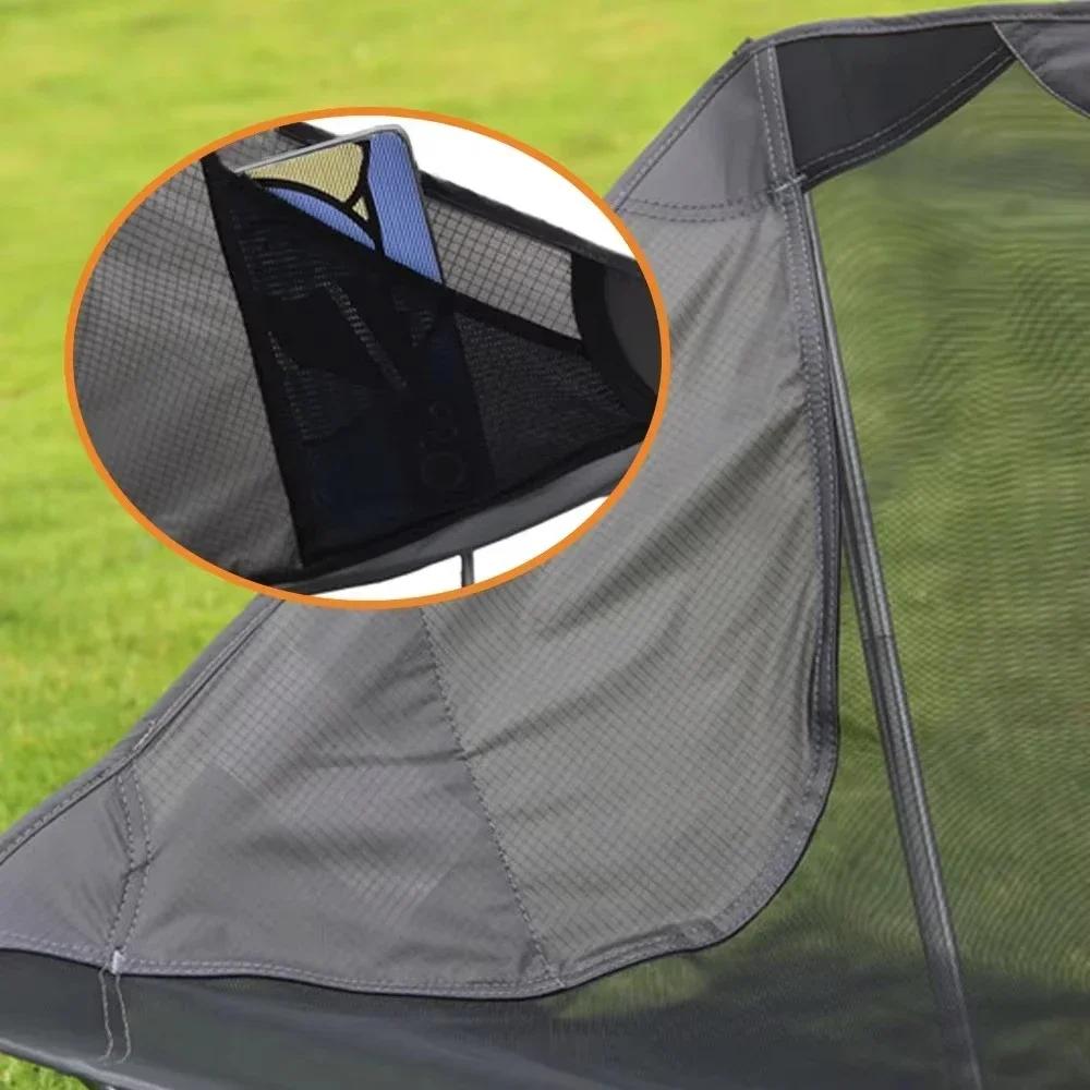 Chaise lunaire pliante Portable ultralégère, siège en filet en Nylon, chaise de plage, Camping d'été