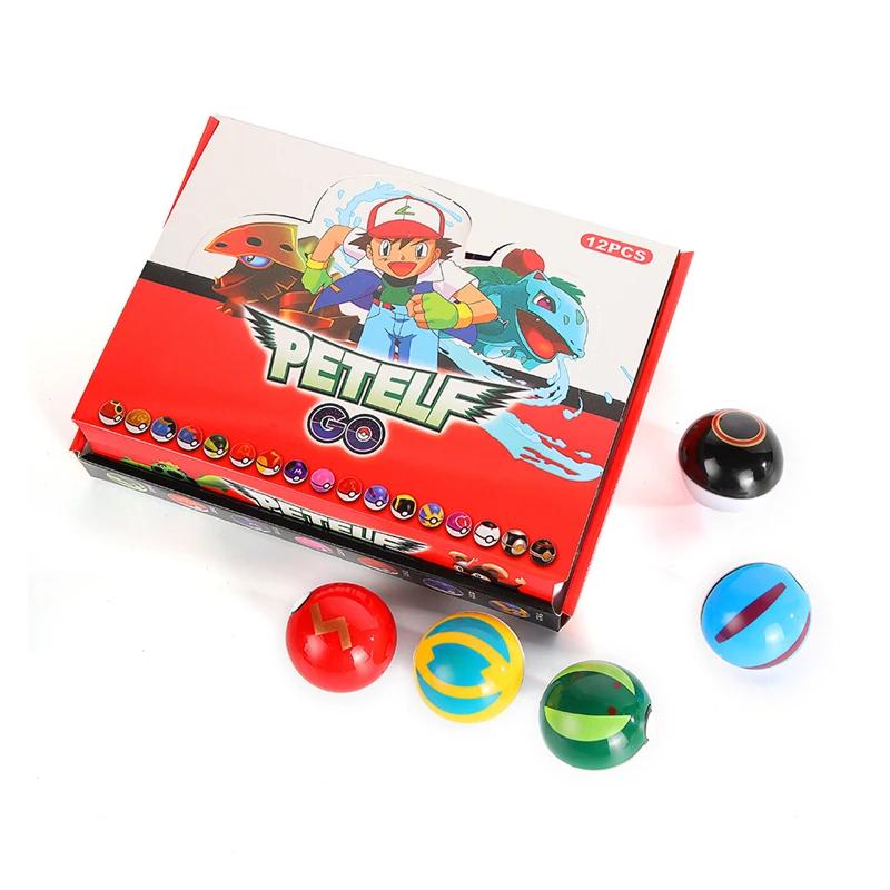 Pokemon Poke Ball Figure Jouets, Anime Pikachu, Pocket Monster, Pet Elf PVC Figurine, Action Collect