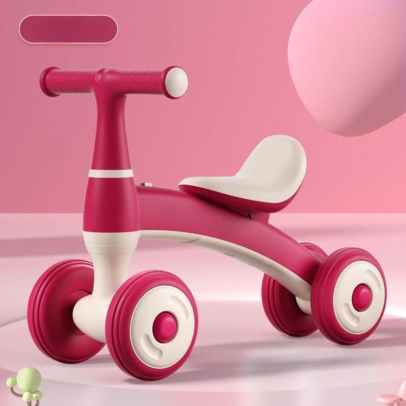 Nouveau vélo d'équilibre pour enfants, bébé de 1 à 3 ans, trottinette pour débutants, patin à quatre