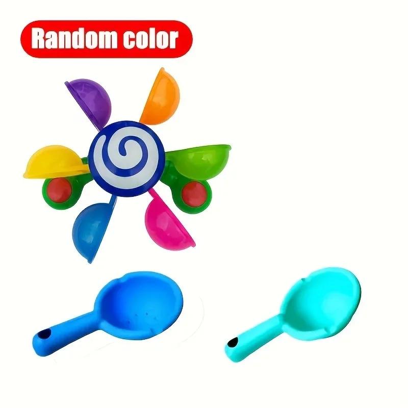Jouets de bain de moulin à vent rotatif amusants, cadeaux de bain sensoriels pour enfants, cadeaux d