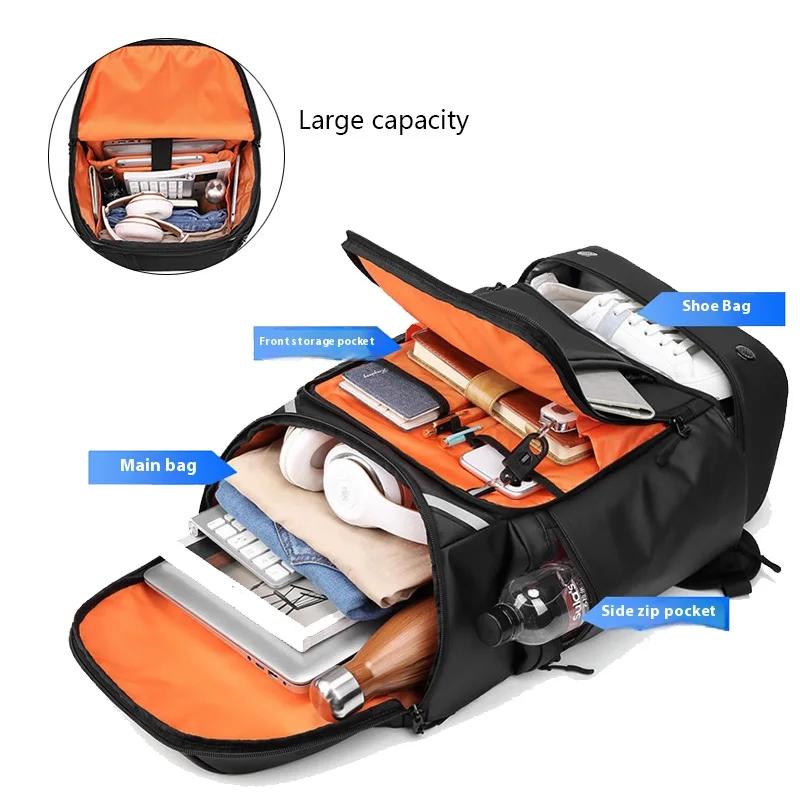 Sac à dos de voyage de grande capacité pour hommes, sac à dos de trekking de randonnée étanche 50L a