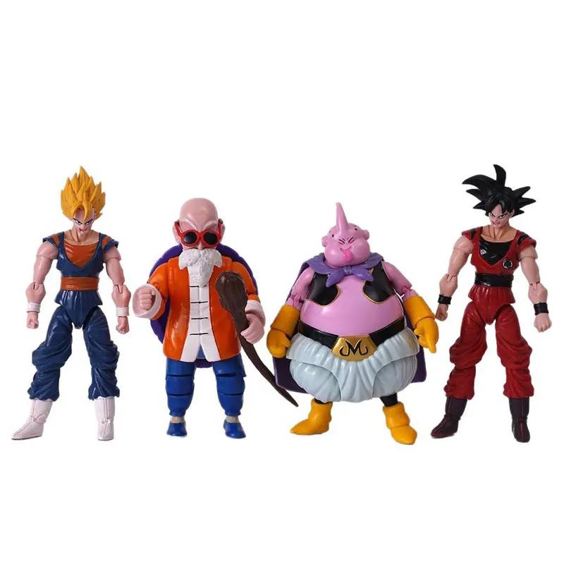 12-18CM Anime Dragon Ball Z Super Saiyan Son Goku Broly végéta Anime Figurine modèle cadeaux Figurin