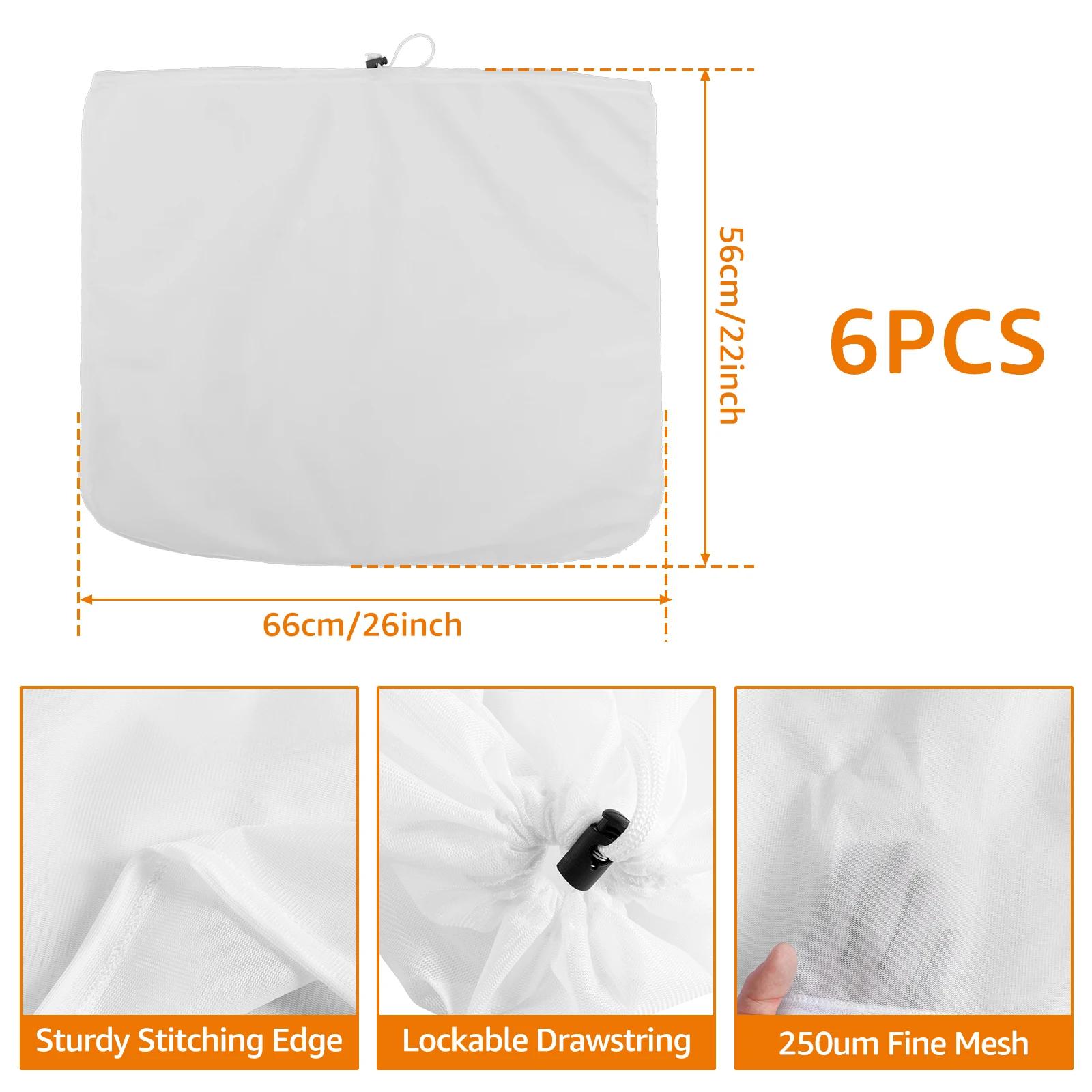 Sac filtrant réutilisable pour le brassage de la bière à domicile, sacs filtrants pour aliments de c