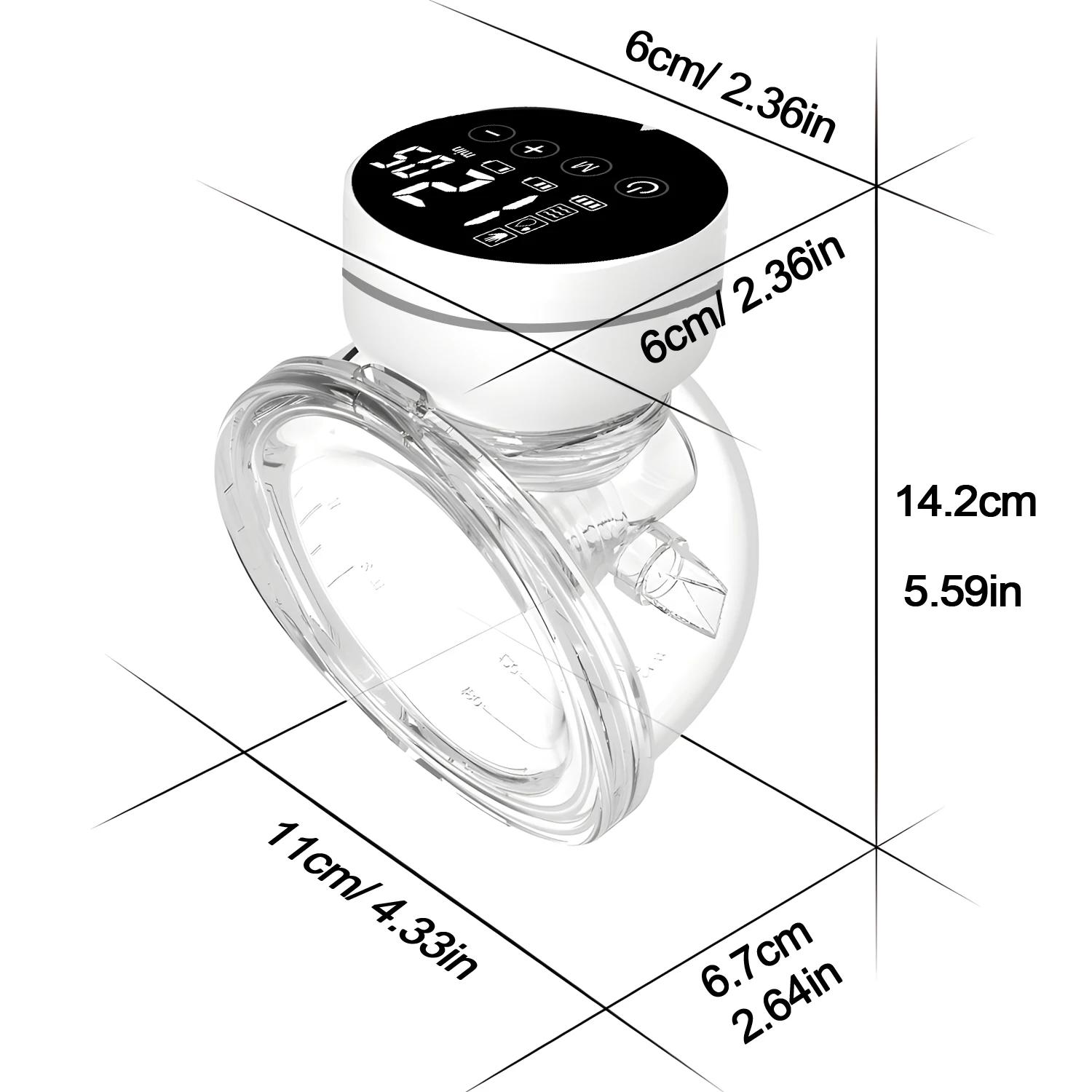 Tire-lait électrique Portable, 1 pièce, Collection de lait silencieuse, mains libres, Invisible, aut