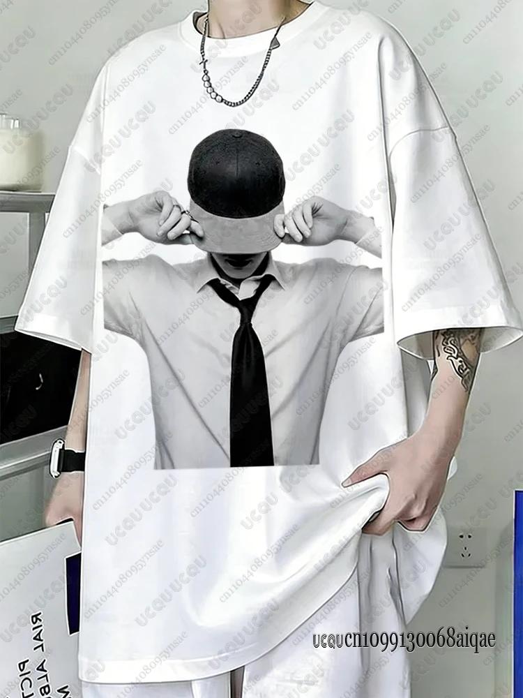 T-shirt Kpop Boy Band pour Hommes et Femmes, T-shirt d'été en Coton 2026, Polera à Manches Courtes,