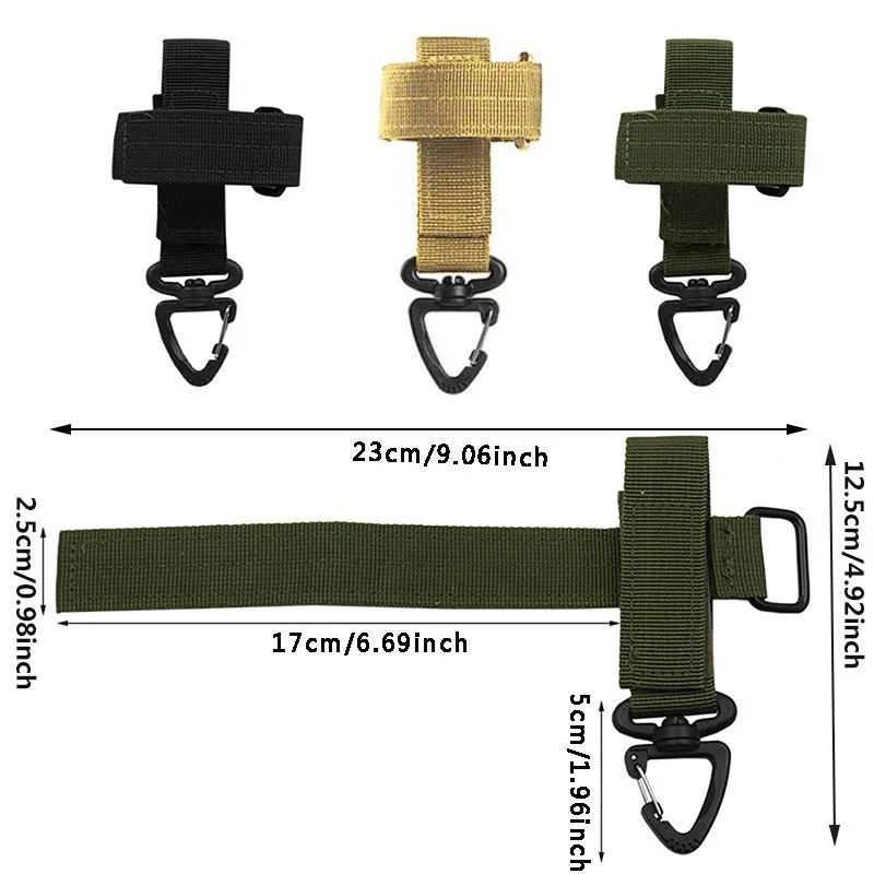 Gants tactiques polyvalents, boucle, crochet, ventilateur militaire, corde d'escalade en plein air,