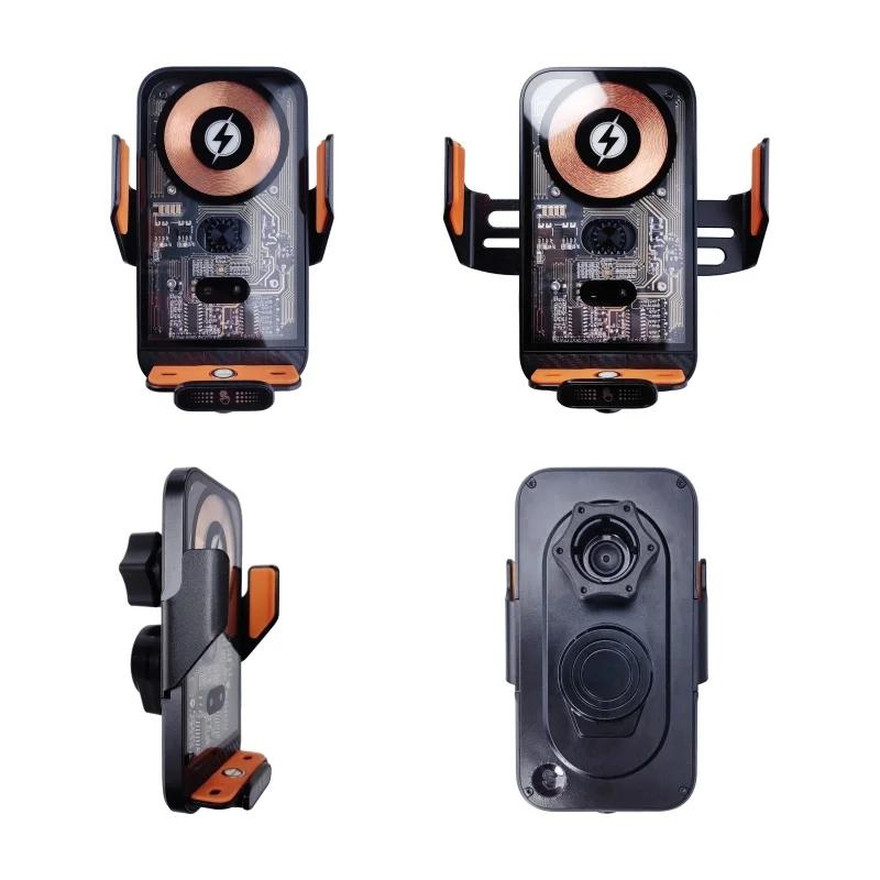 Support de téléphone portable pour voiture, chargeur sans fil 66W, Clip de ventilation Intelligent à