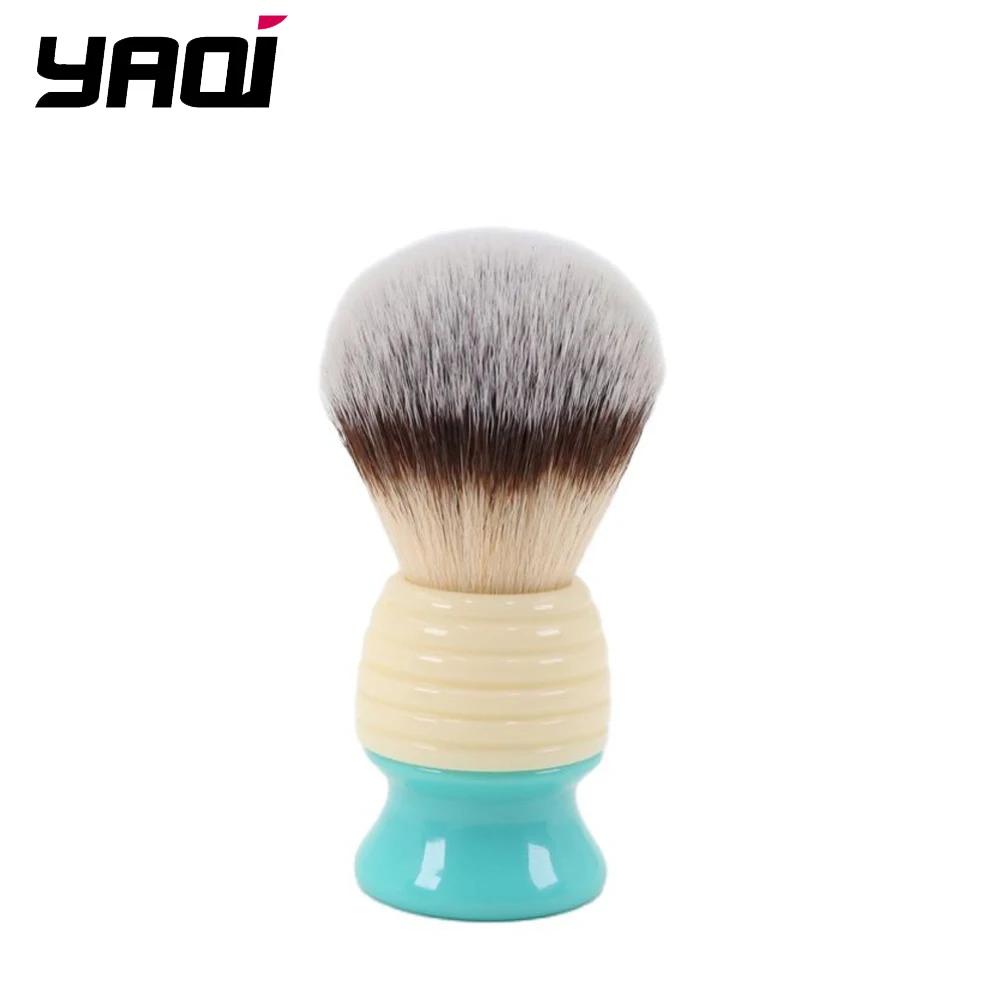 YAQI Bali 24mm brosse de rasage pour hommes en cheveux synthétiques avec noeud