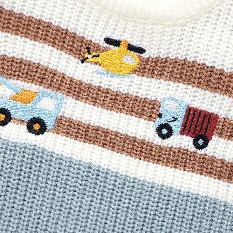 Bébé filles chandails tricotés automne décontracté col rond à manches longues nouveau-né infantile g