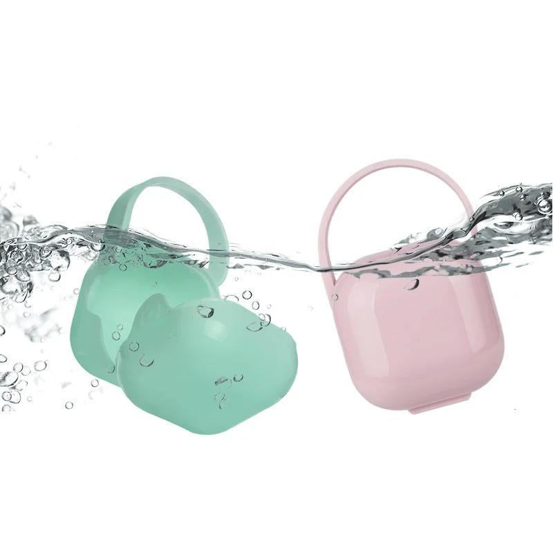 Boîte à sucettes en plastique PP pour bébé, petite boîte de rangement pour sucettes et aliments, pro
