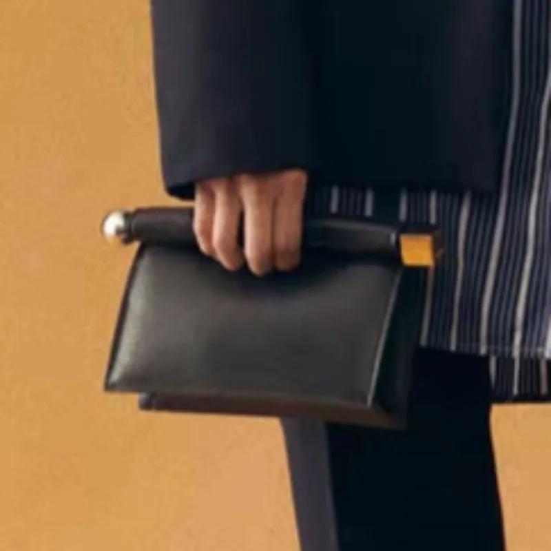 Nouveau Sac à Main de Luxe Designer pour Femme, Pochette Tendance avec Métal, Sacs de Soirée Élégant