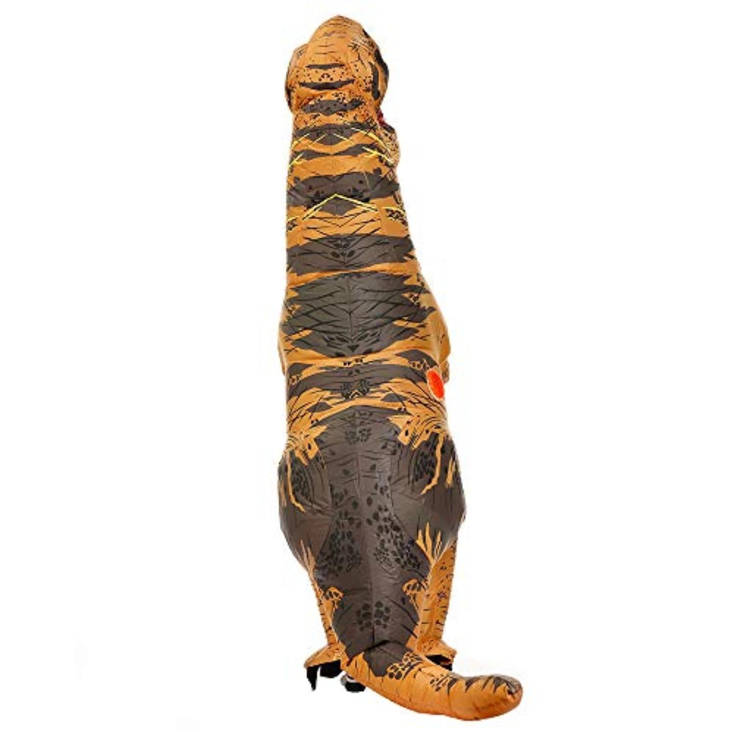 Costume Dinosaure T-Rex Gonflable pour Enfants Combinaison Amusante Unisexe pour Noël, Thanksgiving,