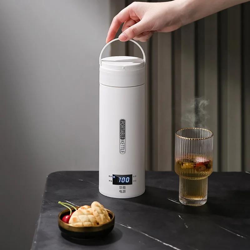 Bouilloire électrique voyage bébé - Chauffe-lait portable rapide acier inoxydable 304 isotherme