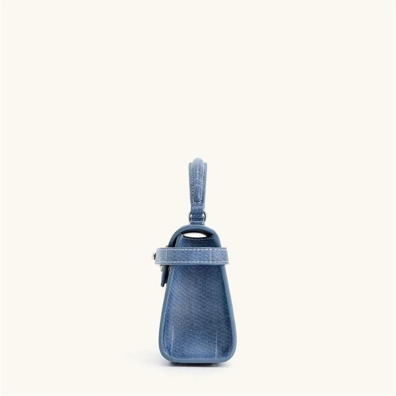 Sac à main femme JW PEI Elise – Nouveau sac fourre-tout en jean bleu tendance 2026 – Petit sac bando