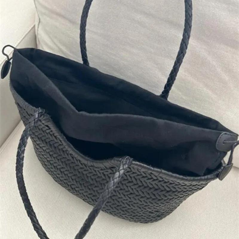100% peau de vache naturelle tissage sacs à main main concepteur en cuir véritable femme fourre-tout