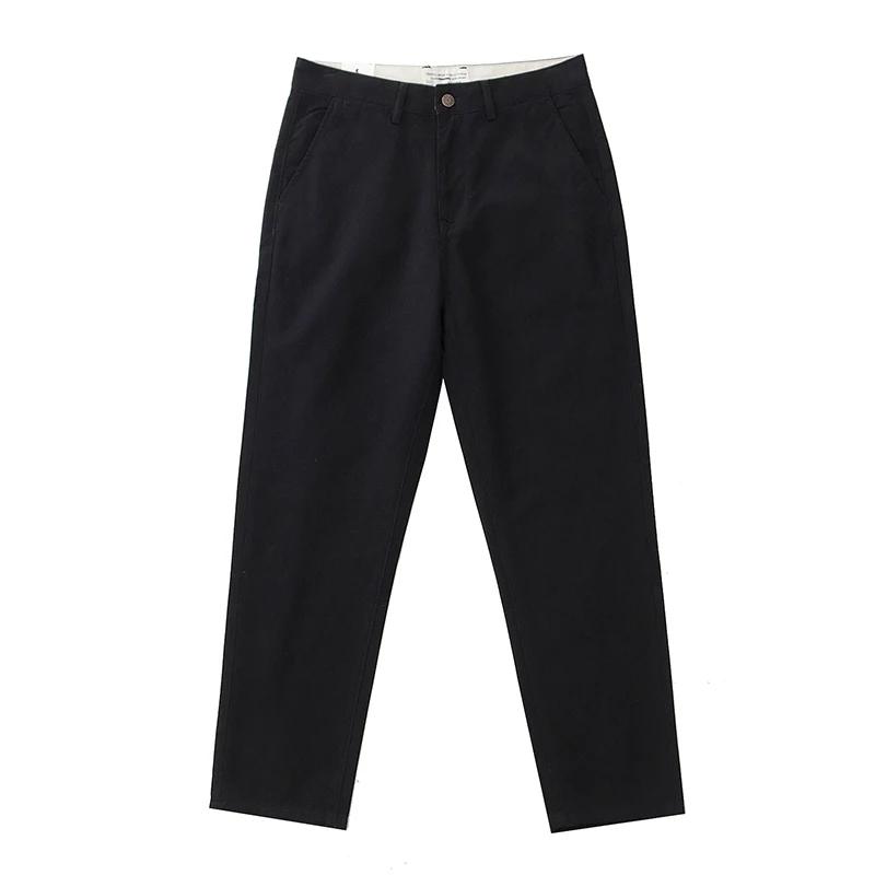 Pantalon Droit Décontracté en Coton pour Homme, Style Ch37Cargo, Rétro, Simple, Beige, Blanc, Kaki