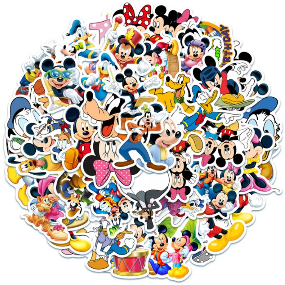 Autocollants du film Disney TureMouse, décalcomanies d'anime, bricolage, planche à roulettes, ordina