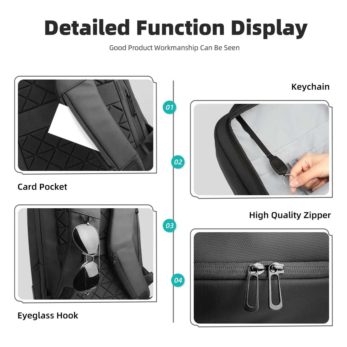 Heroic Knight-Sac à dos de voyage d'affaires pour homme, grande capacité, sac de travail pour ordina