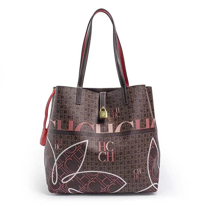 CH – sac à main de banlieue de grande capacité pour femmes, Design imprimé Unique, Style atmosphère