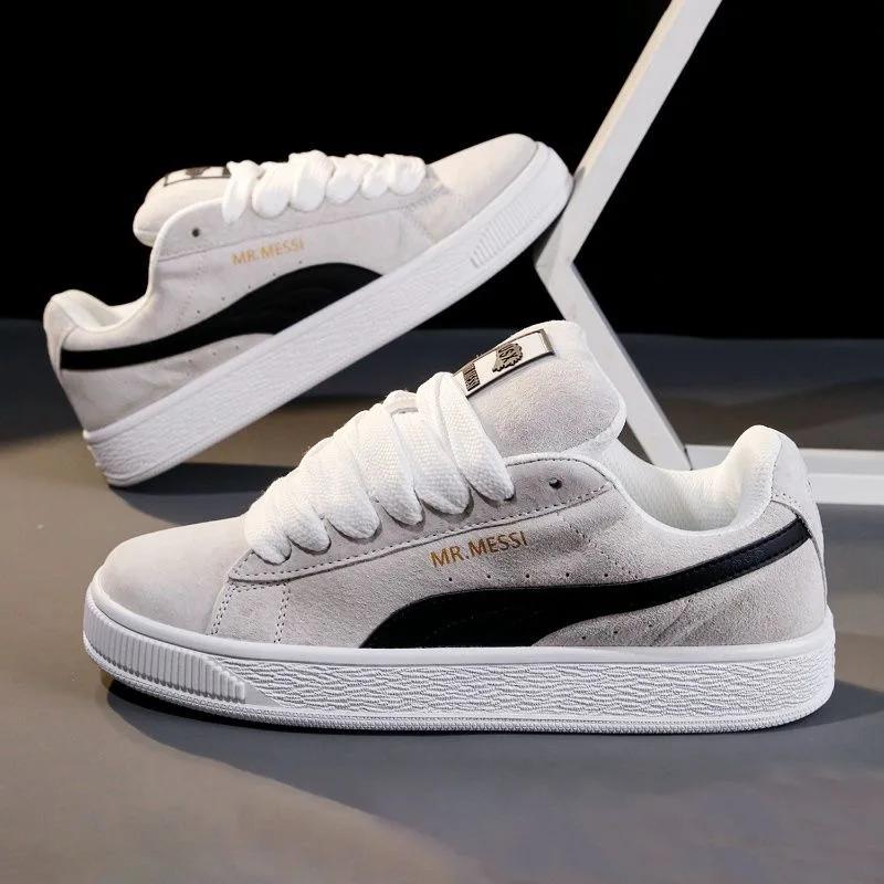 JxShoes-Baskets Confortables et Souples pour Homme, Chaussures de Marche Décontractées et Chaudes, N