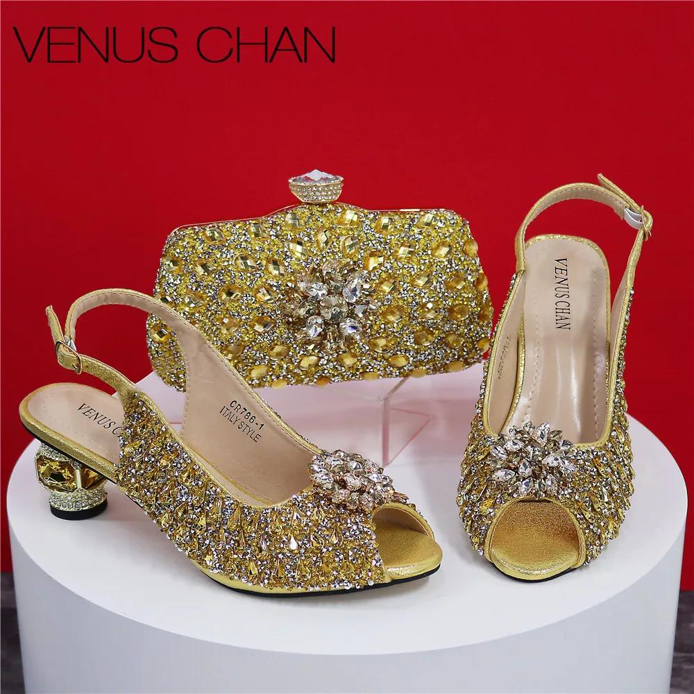 Sandales de mariage argentées pour femmes, plate-forme de mariée, talons ronds, conception de perceu