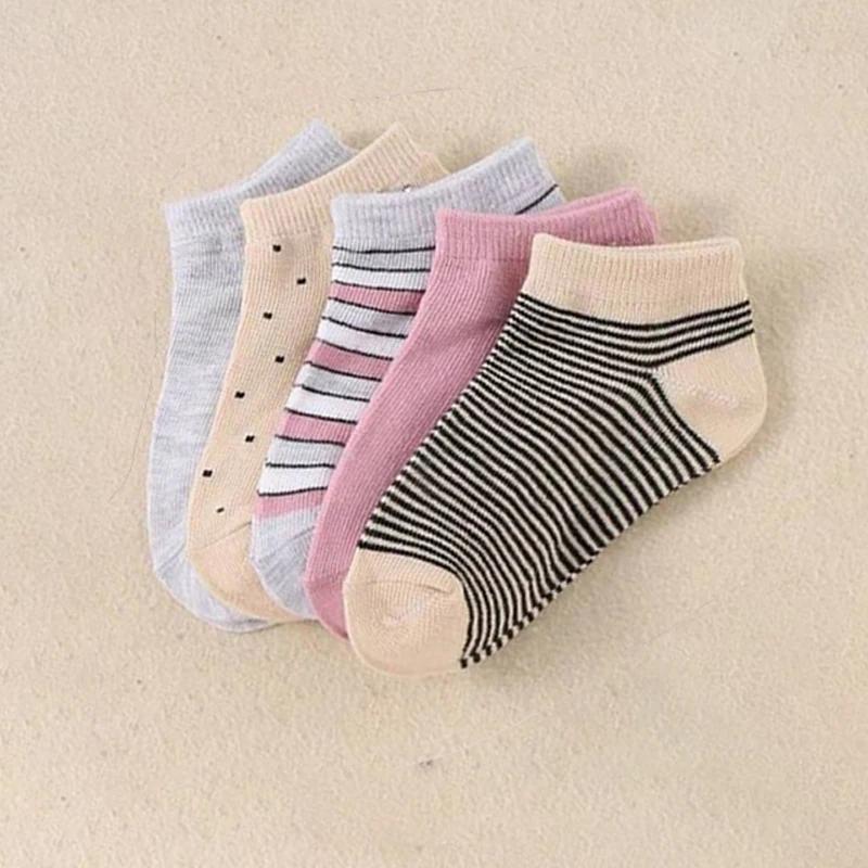 10 paires de chaussettes pour enfants, mignonnes, à imprimé cœur, unisexes, pour garçons et filles,