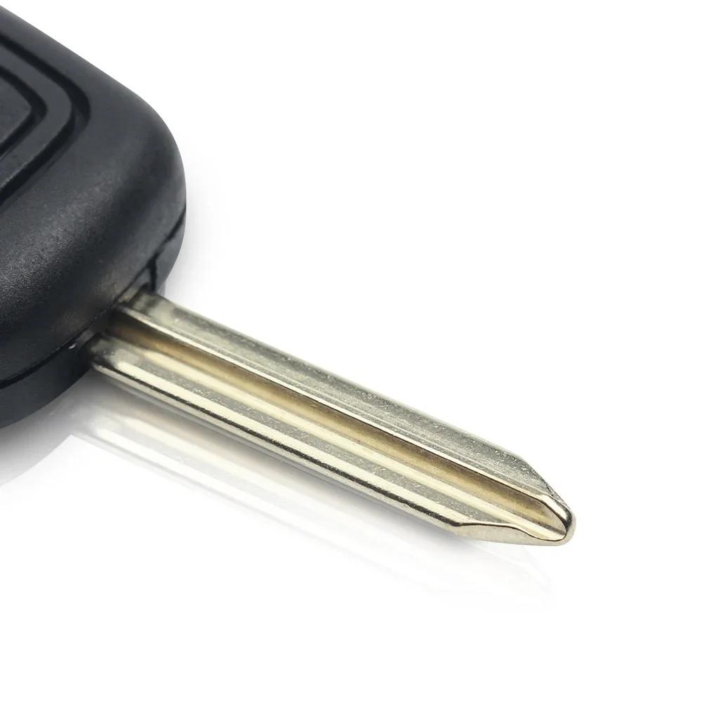 EllYYOU-Clé télécommande à 2 boutons, 433MHz, puce VA2, lame VA73, HU83, SX9, cristaux en C1, C2, C3