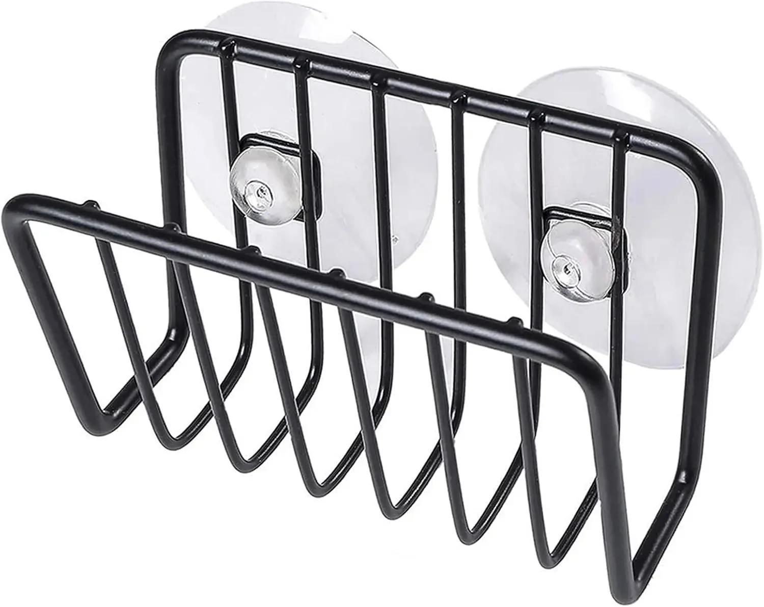 Porte-éponge pour évier de cuisine, caddie à éponge à ventouse en acier inoxydable, fournitures de c