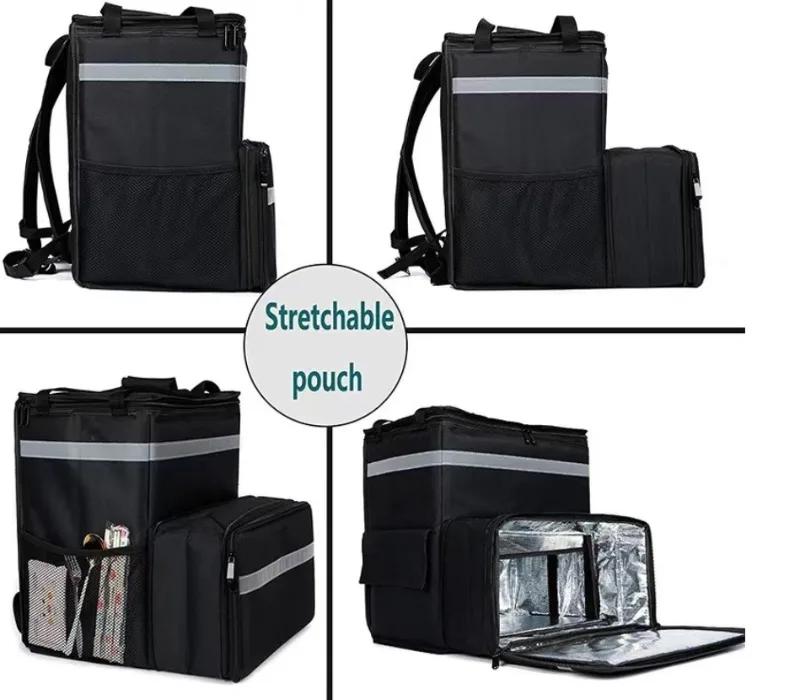 Sac à dos isotherme imperméable pour livraison de repas, robuste, pour livreurs