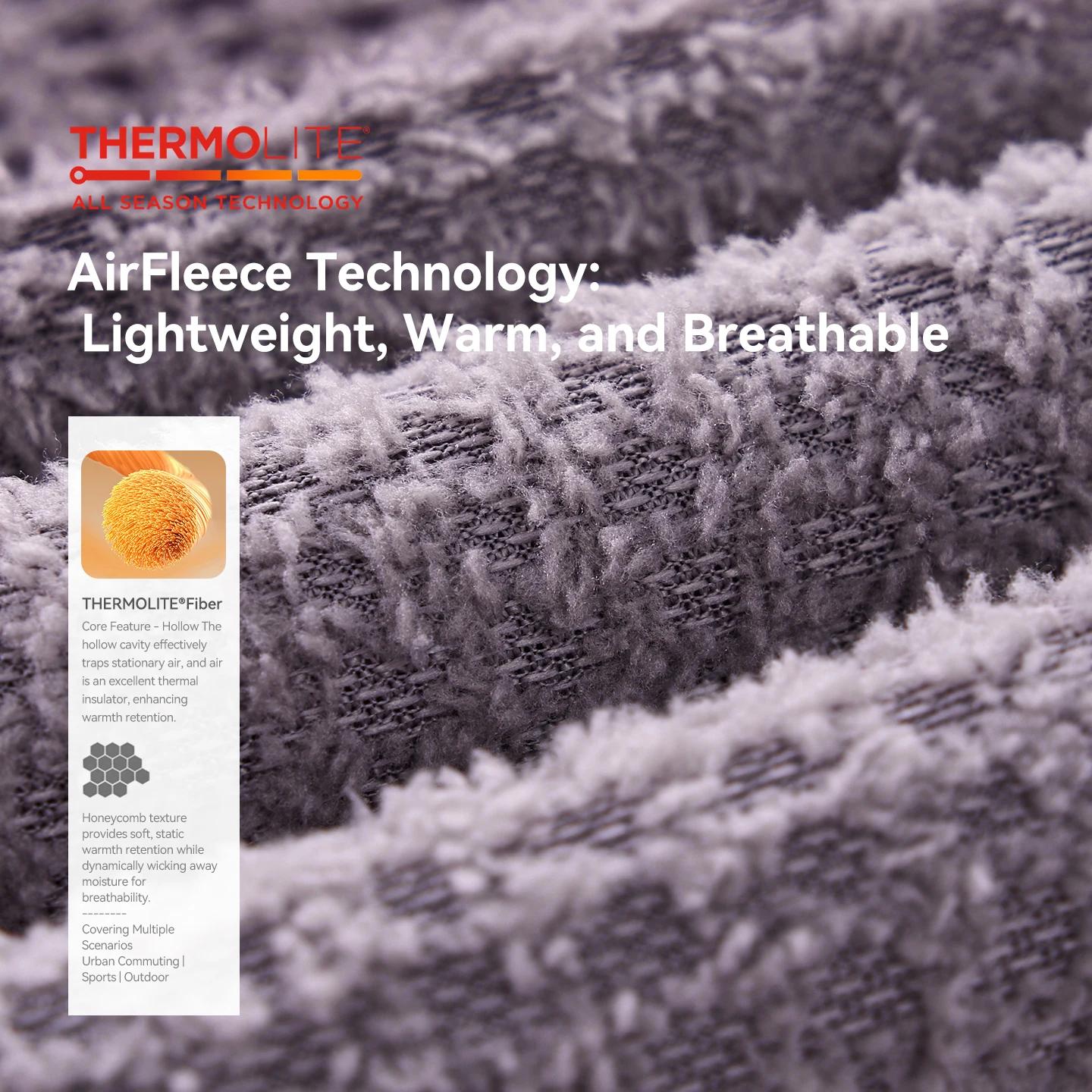 Thermolite® Sweat à capuche: 2025 hiver sweat à capuche léger et chaud unisexe couleur unie épaiss