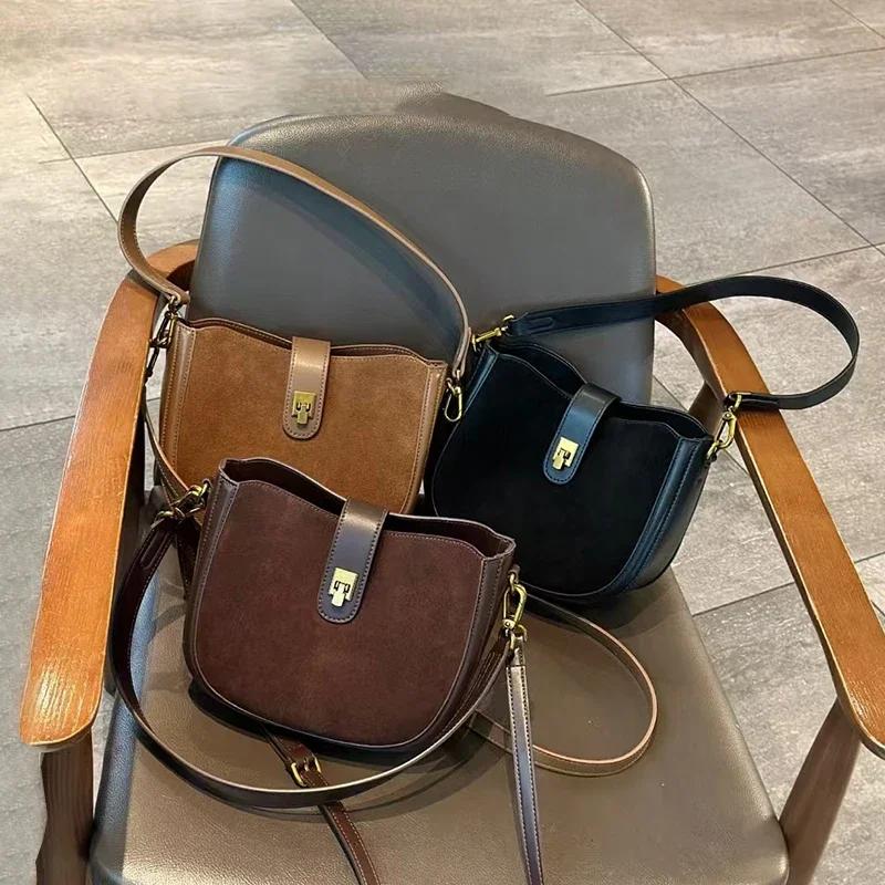 Sac à bandoulière en cuir de vache véritable pour femmes, sac à main en cuir véritable de vache soup