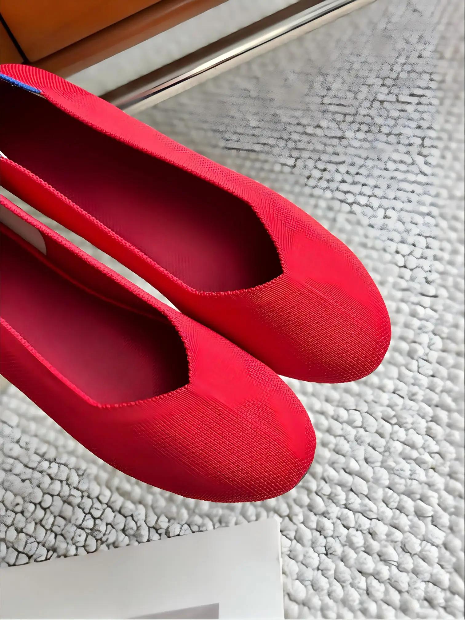 Maggie's Walker – chaussures plates tricotées à bout rond pour femmes, extensibles, classiques, conf