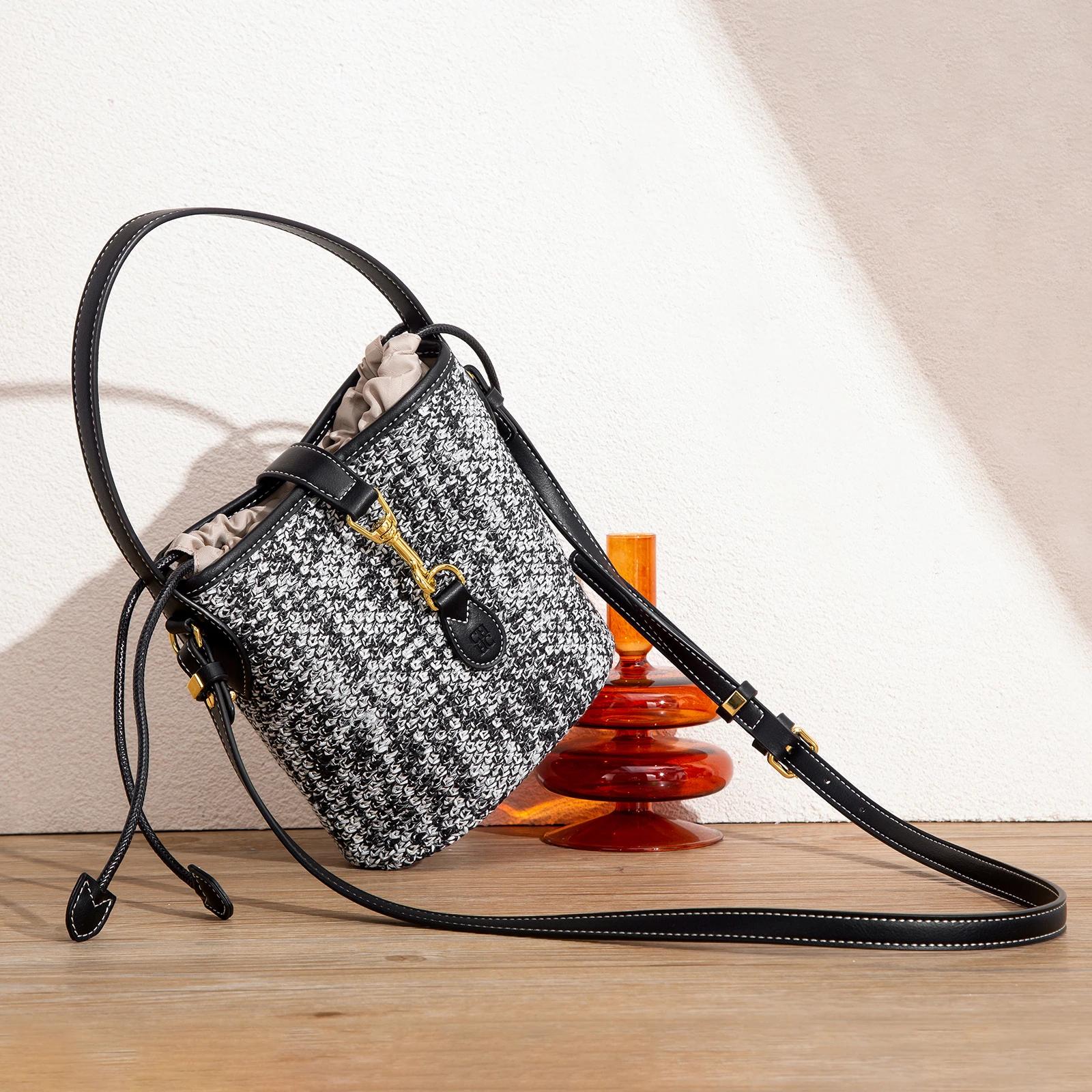 Sac de téléphone de vacances été nouveau sac à main tissé en herbe PP sac à bandoulière pour femme