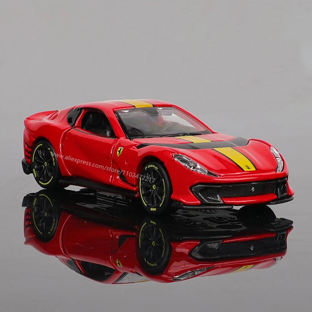 Bburago-Modèle de voiture Ferrari authentique pour enfants, éventuelles 1, 812, COMPETIZIONE, ENZO,