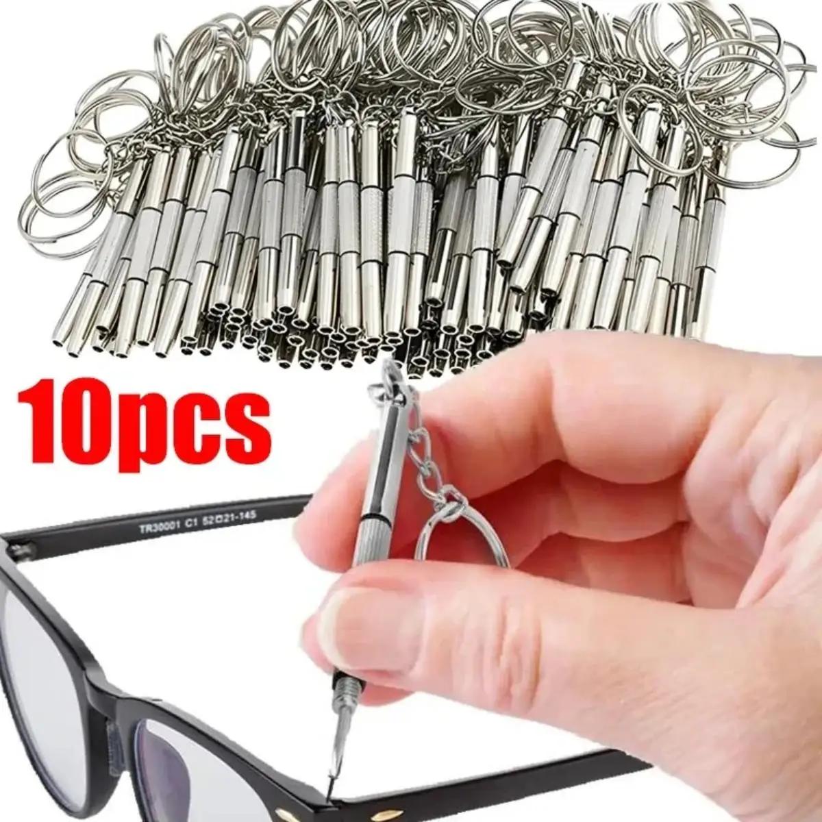 Mini tournevis 3 en 1, lunettes optiques, lunettes portables, Kit de réparation de montre, outil man