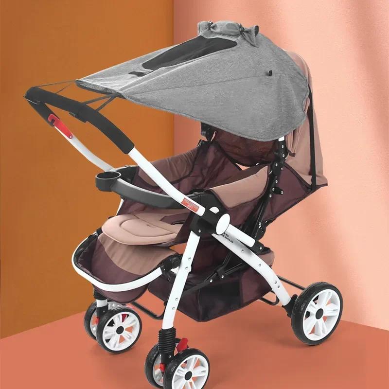Accessoires universels de poussette pour bébé, pare-soleil, Protection UV, couverture d'auvent de ch