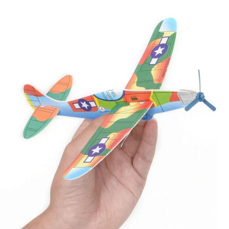 Enfants bricolage lancer à la main planeur volant avions jouets de plein air faveurs de fête Avion P