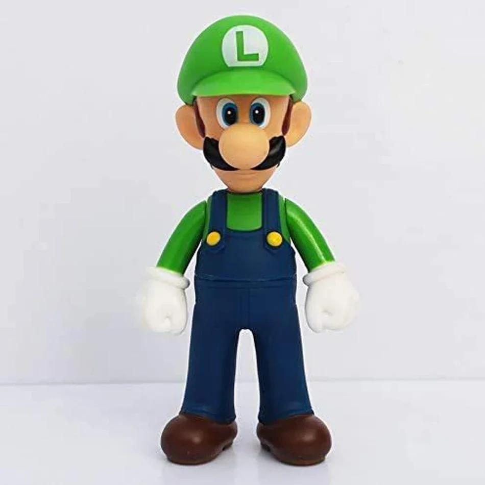 2026 Hot Super Mario Bros Luigi Yoshi Mario poupées de dessin animé figurines d'anime modèle de coll
