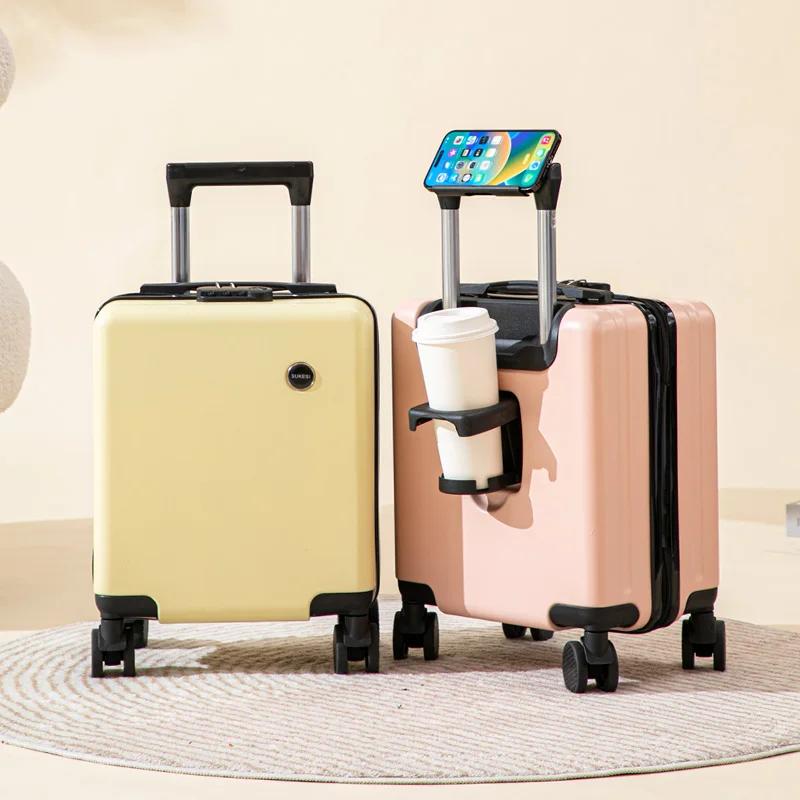 Valises De Voyage aériennes sur roulettes avec porte-gobelet, valise à main pour boîte De Voyage en