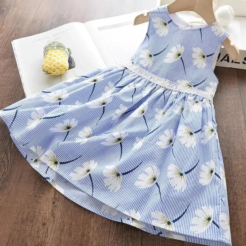 Bear Leader – robe à fleurs pour filles, tenue de princesse, vêtements décontractés, pour enfants de