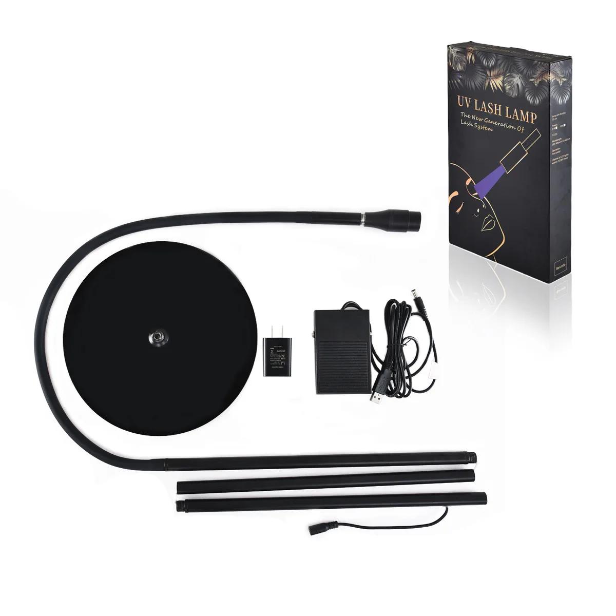 Lampe à polymériser LED UV haute puissance avec interrupteur au pied, lampadaire pour séchage rapide