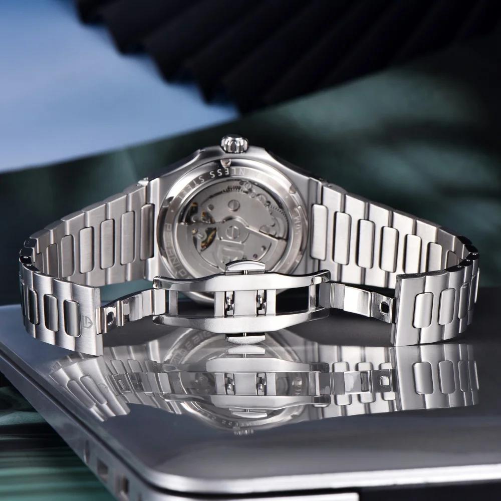 PAGANI DESIGN nouvelle montre mécanique à Tourbillon creux pour hommes Sport élégant saphir montre é