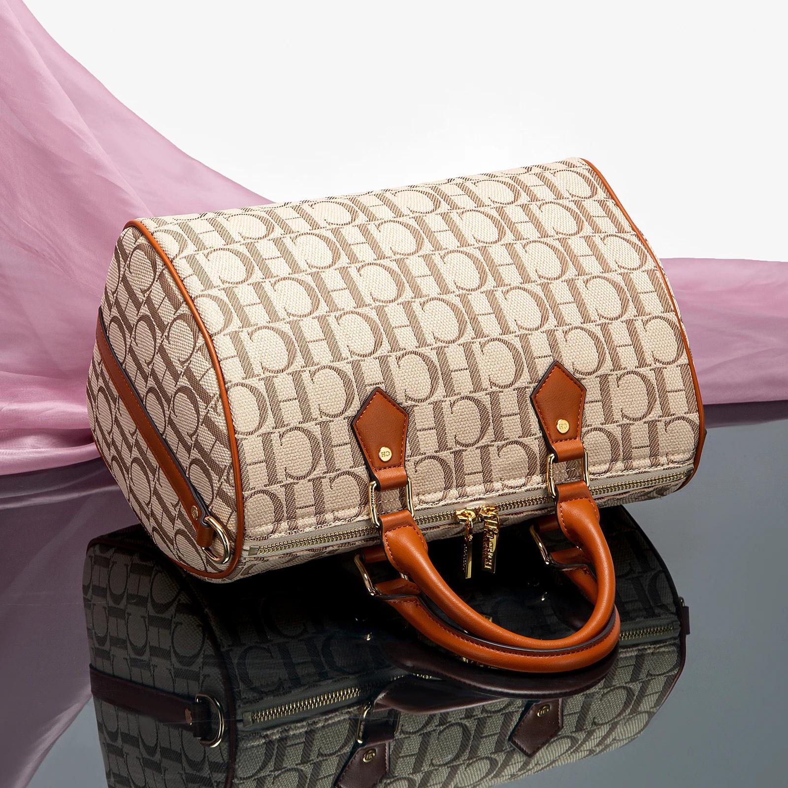 CHCH sac d'oreiller femme automne/hiver nouvelle Collection lettre sac à main marron Boston sac
