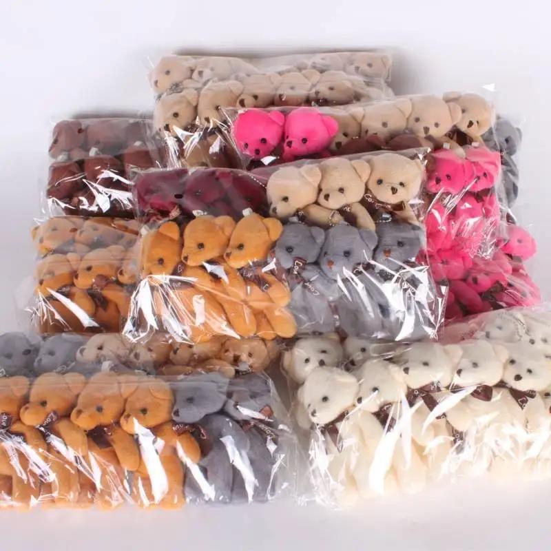 12 pièces/lot ours en peluche doux jouets en peluche Mini ours en peluche poupées jouet petit cadeau