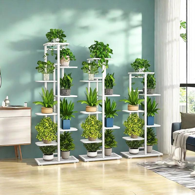 Support de plantes pour fleurs, support de fleurs, support de fleurs, pot de fleurs, étagère de rang