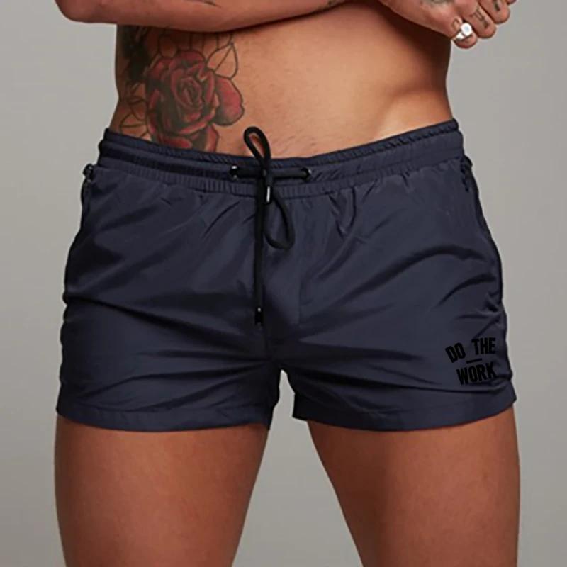 Maillot de bain pour hommes, short de bain, été, décontracté, plage, séchage rapide, course à pied,
