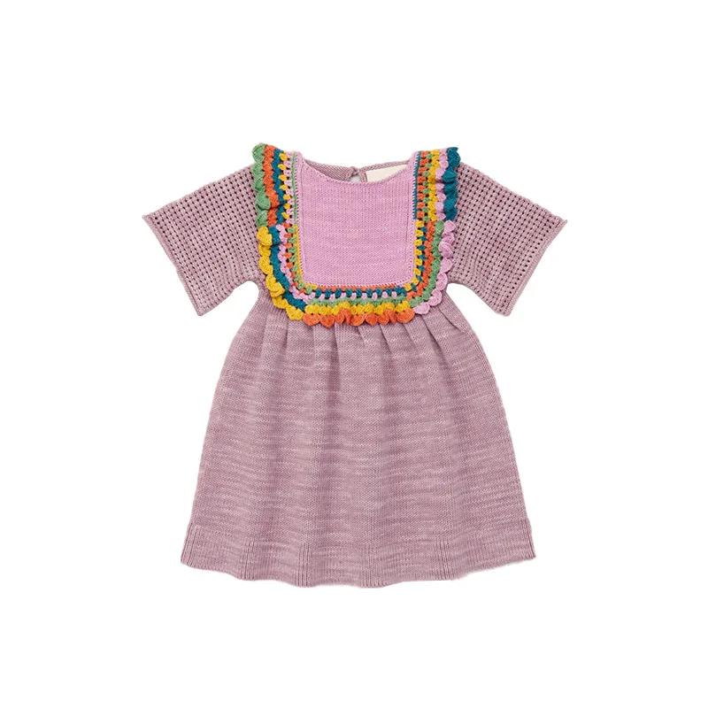 Robe d'été pour enfants, haut de style ferme MP pour filles, ensemble haut de l'industrie lourde, co