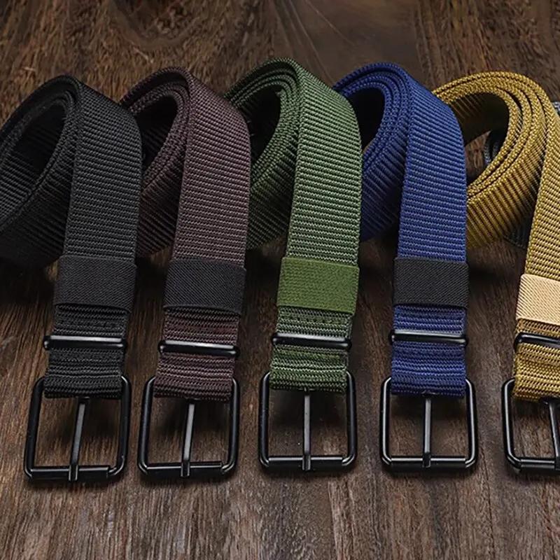 Ceinture en nylon avec broche pour hommes et femmes, ceinture en toile poreuse, ceinture chimbelt av